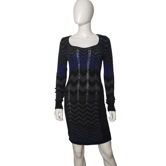 Moda International | Dresses | Moda International Black And Gray Chevron Sweater Dress Size Small | Poshmark Moda International | Dresses | Moda International Black And Gray Chevron Sweater Dress Size Small | Poshmark